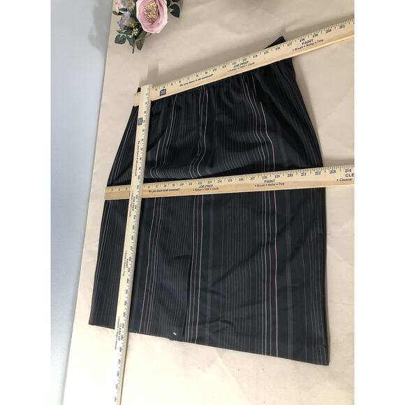 Romana Studio Women 2PC Skirt Suit 16 Long Sleeve Clueless Preppy Black 4 Button - Picture 12 of 13